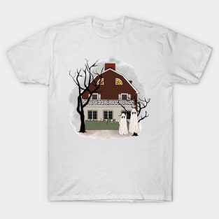 Ghost Visiting Horror House T-Shirt